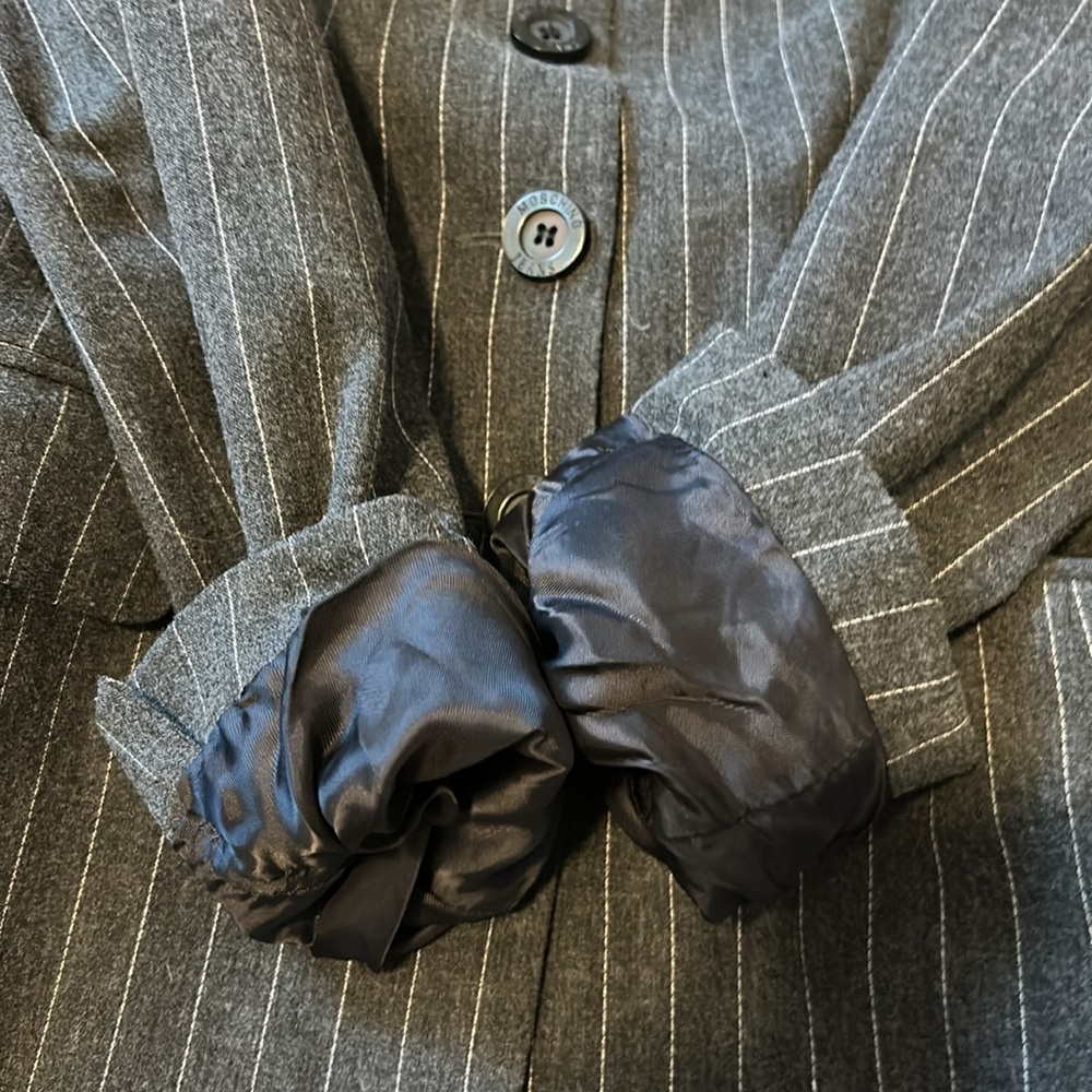 Moschino.  Pinstripe Women's Blazer - Picture 9 of 16